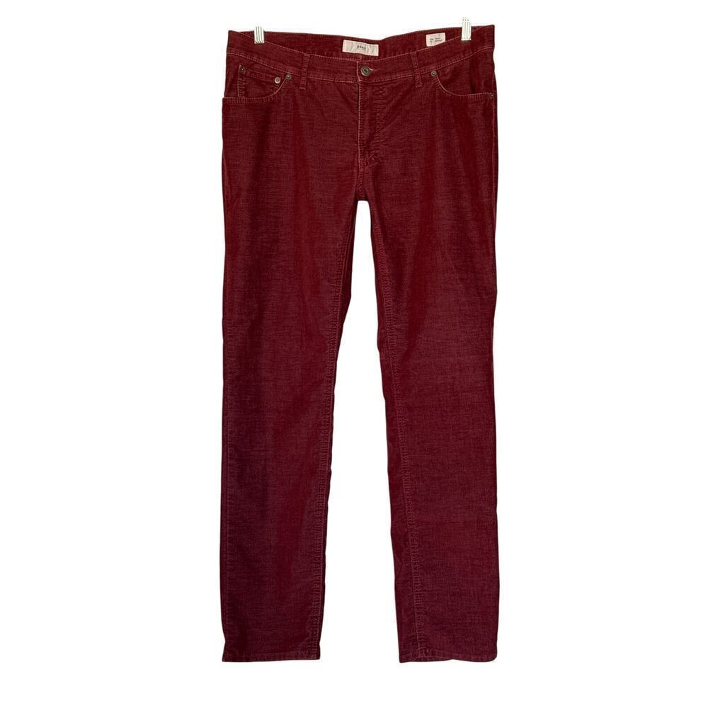 BRAX Chuck Modern Fit Micro Cord in Burned Red Mens Size 38